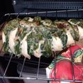 รูป Cooksnap ของ กาญจน์วรินทร์ ริว กบิลภาคย์ เมื่อเขาทำ ไก่ยัดไส้ผักโขมอบชีส