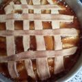 El cooksnap de Johanna Carrillo cuando hizo Kuchen de manzanas y mermelada de mora.
