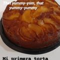 El cooksnap de Lucia Miranda Parra cuando hizo Torta de manzana invertida.