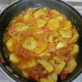 Rupi Bansal का कुकस्नैप जब उन्होंने कच्चे केले की सब्जी (kacche kele ki sabzi recipe in Hindi) बनाया था।