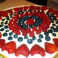 Tony Stracener's cooksnap of when they made Easy Fruit Pizza Pie.