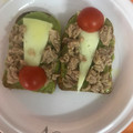 El cooksnap de Fátima Benito cuando hizo Canapés de atún de ahijar, queso, guacamole y wasabi.