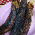 Cooksnap Julia ALeen Aireish semasa beliau membuat Ikan Keli Bakar Atas Pan.