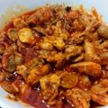 El cooksnap de OLGA cuando hizo Pollo con tomate, champiñones y pimiento.