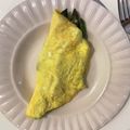 El cooksnap de poramoralhambre cuando hizo 🥚 Omelette de espárragos y queso de cabra 🥚.