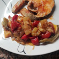 El cooksnap de lolidfg cuando hizo Filete de bacalao fresco al pimentón.