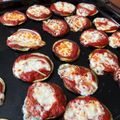 El cooksnap de Rocio Barzola cuando hizo Minipizzas de berenjena.