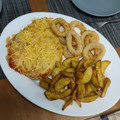 El cooksnap de Astur Racer cuando hizo Pollo a la napolitana con copos de patata.