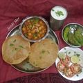 Janki K Mer's cooksnap of when they made છોલે ભટૂરે (Chhole Bhature Recipe In Gujarati).