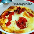 El cooksnap de Gema la gaditana cuando hizo Provolone con tomate al horno.