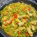 El cooksnap de Rodin cuando hizo Guisantes con pollo y cúrcuma.