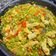 El cooksnap de Rodin cuando hizo Guisantes con pollo y cúrcuma.