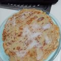 El cooksnap de Monica cuando hizo Crep con manzana.