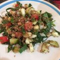 El cooksnap de Carmen Palomino cuando hizo Ensalada de Quinoa.
