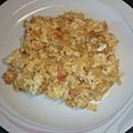 Ishtar 's cooksnap of when they made Mexican eggs.