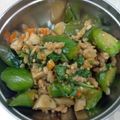 รูป Cooksnap ของ Ha-LinG' Sunisa เมื่อเขาทำ ผัดมะเขือยาวโหระพาหมูสับผัดมะเขือที่อร่อยและไม่ดำ