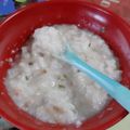 兩寶媽媽 的 幼兒美食--蔬菜鯛魚粥 cooksnap