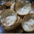 Rakhi Gupta का कुकस्नैप जब उन्होंने कटोरी चाट (Katori chaat) बनाया था।