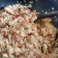 El cooksnap de HaganeMarz cuando hizo Arroz con pollo y hongos.