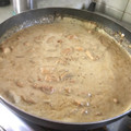 El cooksnap de Susana Boschi cuando hizo Strogonoff de Pollo con arroz.