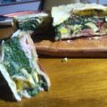 El cooksnap de Gisel Velasquez cuando hizo Tarta de acelga, jamón y queso.