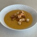 El cooksnap de lusalcidos cuando hizo Crema oriental de calabaza y boniato con topping crunchi.