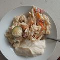 El cooksnap de Alma Nava cuando hizo Sopa fría con salchicha (guarnición).