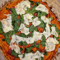 El cooksnap de IVJ89 cuando hizo Pizza masa de boniato mitad y mitad 🍕.
