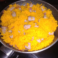El cooksnap de Maribel Martinez Geisse cuando hizo Couscous con verduras y salchichas.