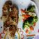 El cooksnap de Sandra Sunny cuando hizo Lubina en salsa verde.