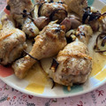 El cooksnap de Marieta cuando hizo Muslos de pollo en Airfryer con ensalada.