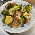 ミアンミアン's cooksnap of when they made 鶏もも肉とブロッコリーの塩炒め.