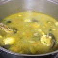 El cooksnap de Claudia Rojas cuando hizo Sopa de flor de calabaza y chile poblano (olla de cocción lenta CrockPot-SlowCooker).
