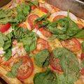 El cooksnap de Daniela Blasón cuando hizo Cetogénica: pizza de pan nube.