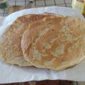 El cooksnap de Emi Muñoz cuando hizo Hotcakes de manzana-plátano.