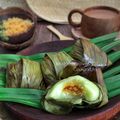 Cooksnap Ain Mohd Kitchen semasa beliau membuat Kuih koci pandan.
