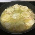 El cooksnap de Lidia Recamales cuando hizo Merluza en salsa de gambas.