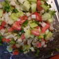 El cooksnap de Monita Ramirez cuando hizo Ceviche de coliflor.