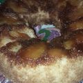 El cooksnap de Carla Violante cuando hizo Torta de manzana invertida.