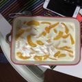 El cooksnap de Paula Piedrahita cuando hizo Postre de durazno.