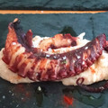 El cooksnap de Mariajose Fernández cuando hizo Pulpo a la plancha con puré de patata al pimentón.