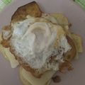 El cooksnap de Elías Méndez cuando hizo Huevos estrellados con jamón ibérico.