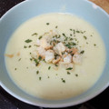 El cooksnap de cocina cuando hizo Crema de Calabacín.