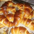 El cooksnap de Maria Meza cuando hizo Medias lunas o Croissant masa casera / rellenos de dulce de leche.