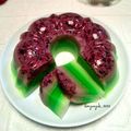Cooksnap dari Nyanyah untuk resep Puding tape ketan hitam lapis pandan