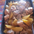 El cooksnap de Priscila cuando hizo Costilla en salsa de pimentón y vino blanco.