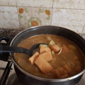 El cooksnap de Noemi Yanira cuando hizo Sepia con patatas y almejas.
