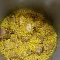 El cooksnap de Gema Moreno cuando hizo Arroz con costillas en caldo de cocido madrileño.