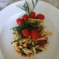 il Raff Boni quando ha preparato Cavatelli con rucola di campo