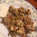 El cooksnap de Rafael Medina Chávez cuando hizo Machaca con Huevo.
